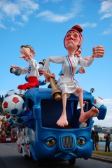 Carnival of Nice on February 21, 2012 in French Riviera.
