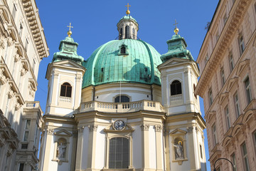 Fototapeta premium Peterskirche in Wien