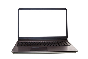 Laptop isolated on white Background