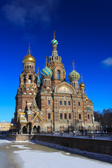 Fototapeta na wymiar Church of the Savior on Blood, St.Petersburg, Russia