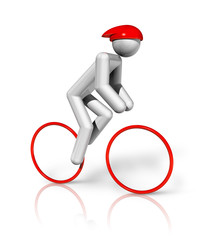 Cycling Road 3D symbol
