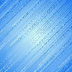 Obraz premium Vector binary abstract background. Eps10