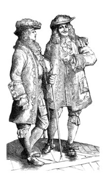 2 Aristocratic Men - end17th