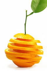 Obraz na płótnie Canvas Ripe oranges.