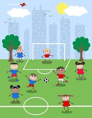 mixed ethnic children