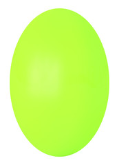 isolated green egg