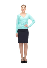 happy and smiling woman