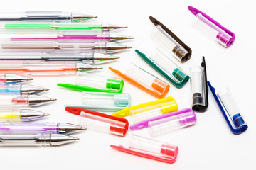 plastic ball-point pens