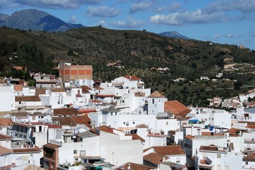View of town, Monda, Andalucia, Spain © Arena Photo UK