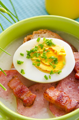 polnische Oster-Sauerteigsuppe