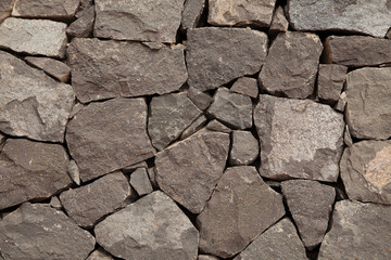 Basalt wall
