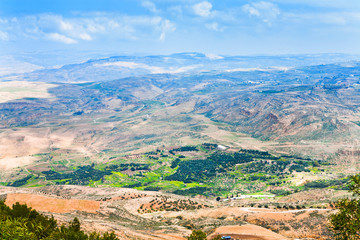 view from Mount Nebo in Jordan