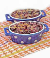 Blackberry clafoutis