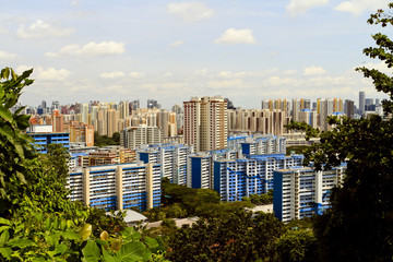 Naklejka premium View of Singapore