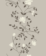 Light floral seamless pattern