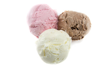 Tricolor scoops