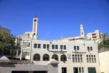 Fototapeta na wymiar Budynek szkoły w Betlejem Palestyna Izrael