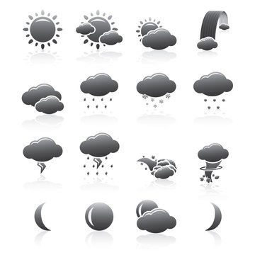 Weather Icons Silhouette Series