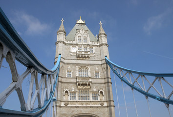 Fototapeta na wymiar Detail of Tower Bridge, London