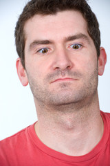 Obraz premium crazy man