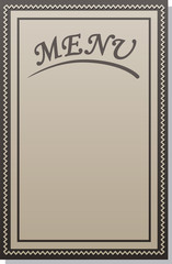 vector restaurant menu design