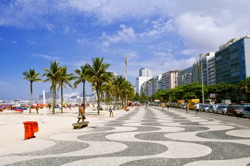 Tuinposter view of Copacabana beach. Rio de Janeiro © Ekaterina Belova