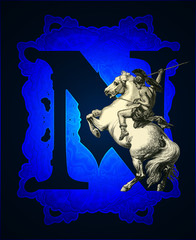 Letter N.