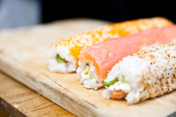 Tasty and delicious asian food