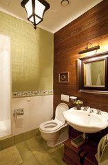 Interior of a bathroom