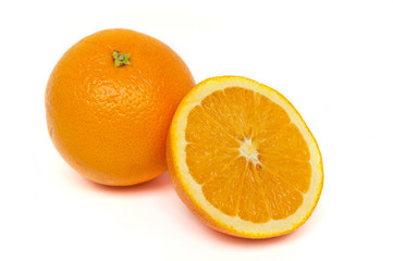 orange isolated in white background