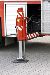 Pneumatic support foot
