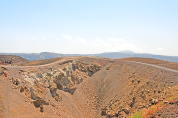 Fototapeta na wymiar Santorini volcano