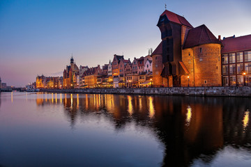 Fototapeta premium Old Town in Gdansk, Poland.