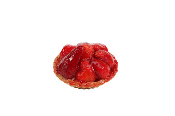 Individual strawberry tart