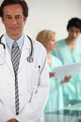 Fototapeta premium Doctor and nurses