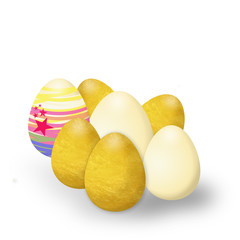 Colorful Easter Eggs.