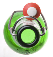 bottle top view