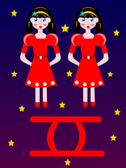 Gemini zodiac sign