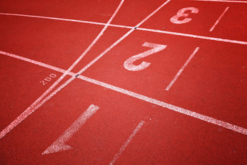 Fototapeta premium Running track for athletes