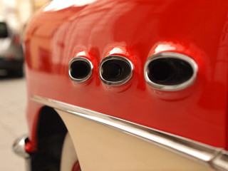 Karosserie eines Oldtimers