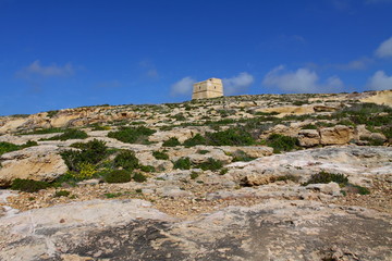 Landsacpe of Comino and Gozo islands