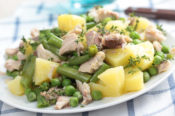Tuna and potato salad