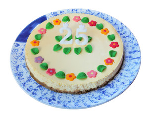 Birthday cheese cake