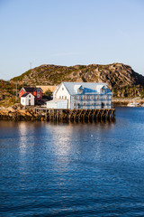 Cottage on norwegian island Skrova under renovation