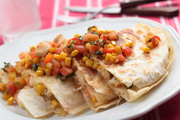 Quesadilla with chicken