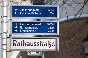 Touristenwegweiser Berlin