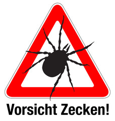 Zeckenwarnung