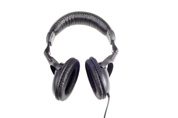 Fototapeta na wymiar headphones isolated on a white