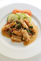 Thai Spicy Squid Salad (Yam Pla Muke)