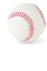 Baseball isolated over white, copyspace